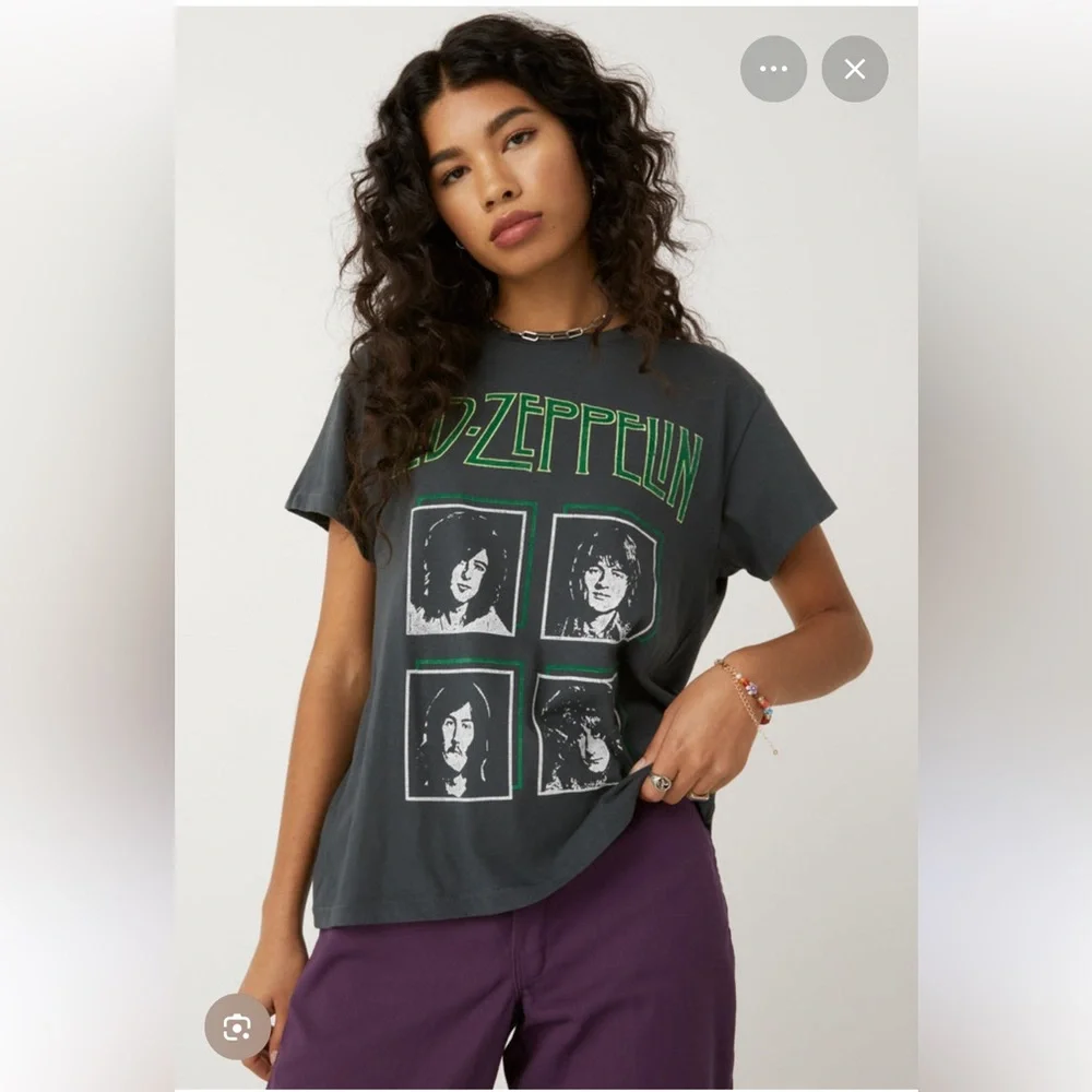 DAYDREAMER Led Zeppelin Icons Tour Tee size S - Picture 2 of 6